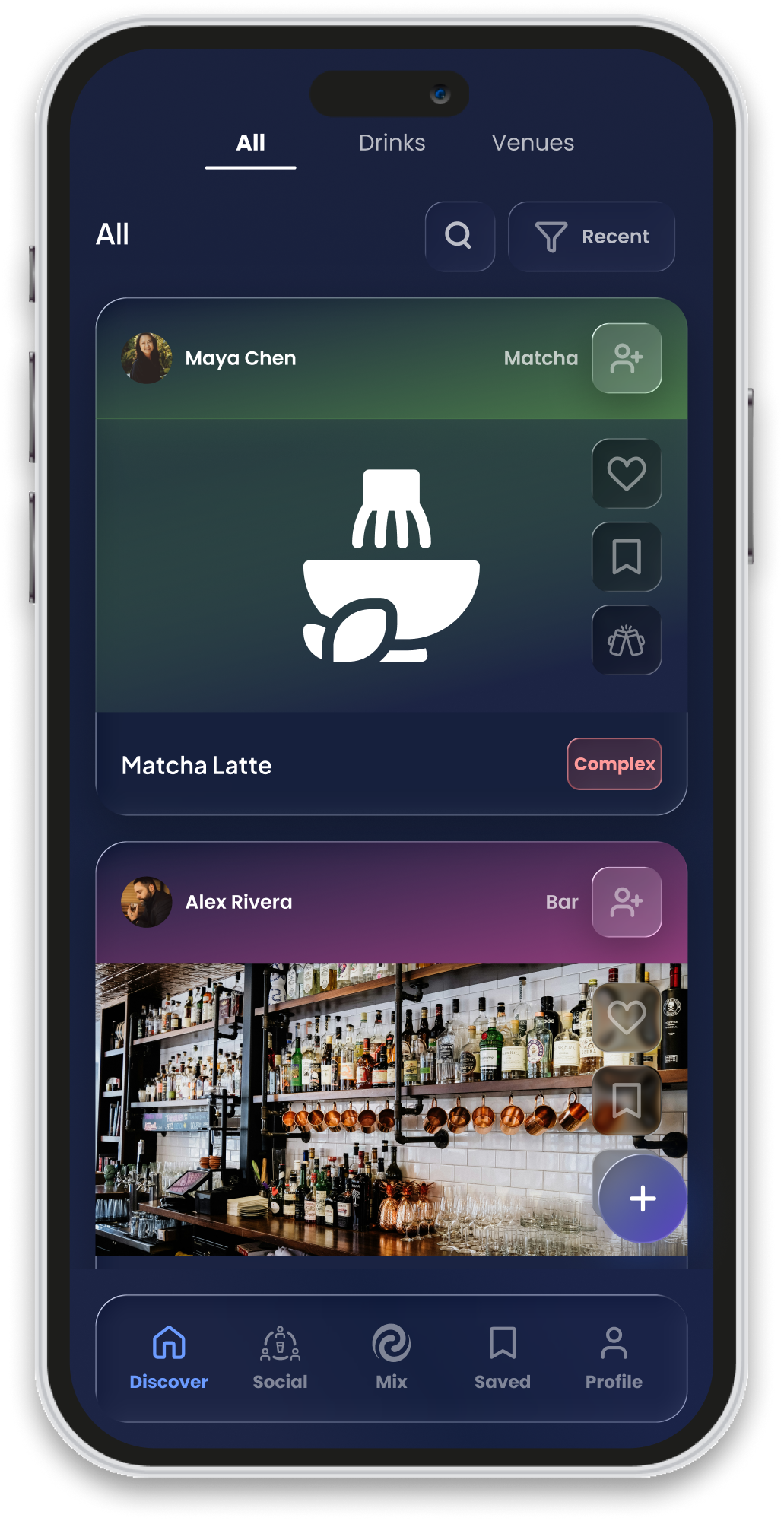 Discover feed screenshot
